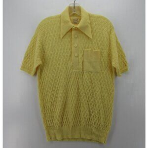 VINTAGE Drummond Sweater Large 60s Wintuk Orlon Polo Dagger Liesure
